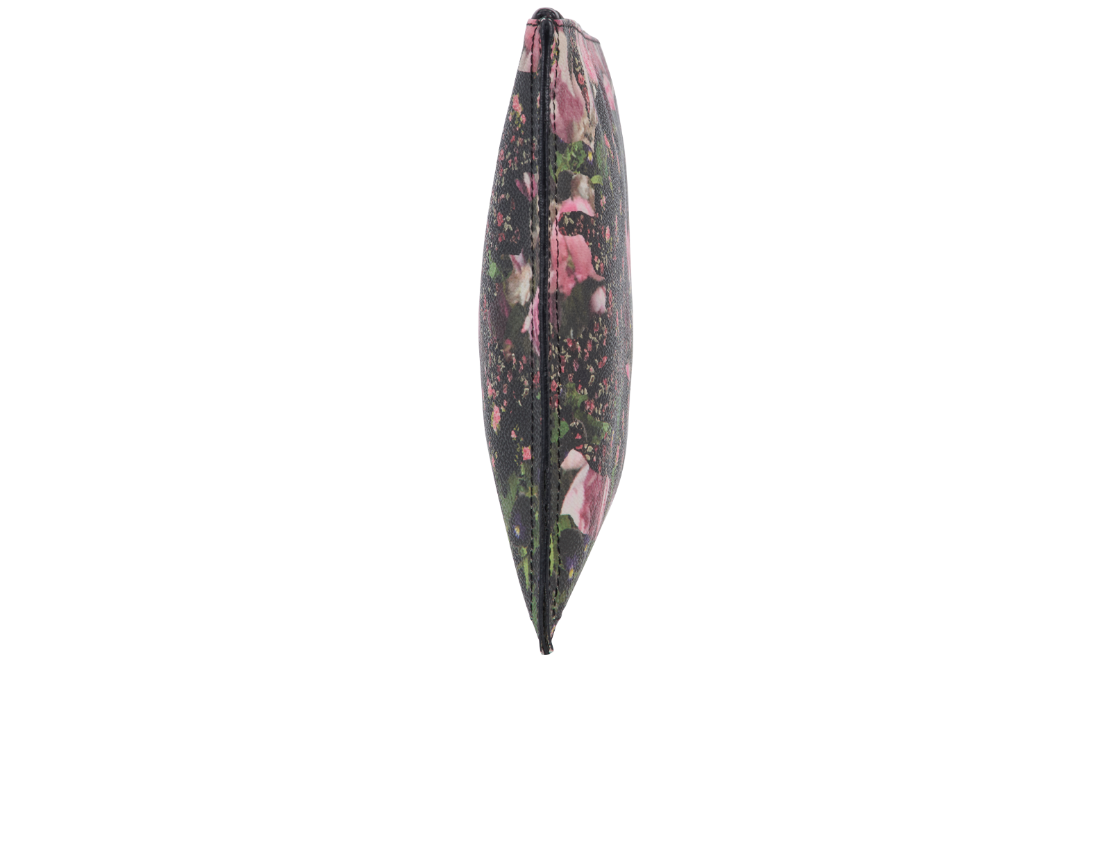 Givenchy Floral Pouch, &pound;180, Accessories, Black/Pink, Leather, Bottom view